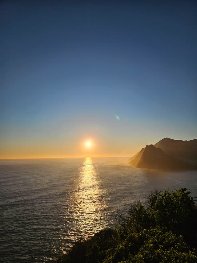 A scenic view of the Cape Peninsula with its dramatic coastline.